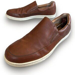 Born Mens Casual Tan Leather Loafers size 11